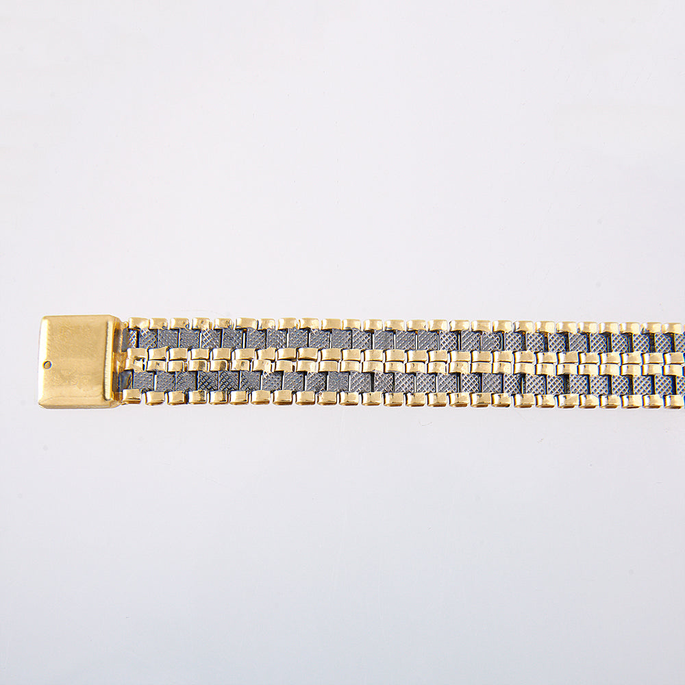 Pulsera Esclava Tejido Rolex Elegante 12 mm, Plata Ley .925, Para Hombre y Mujer | DUO DELUXE JOYAS