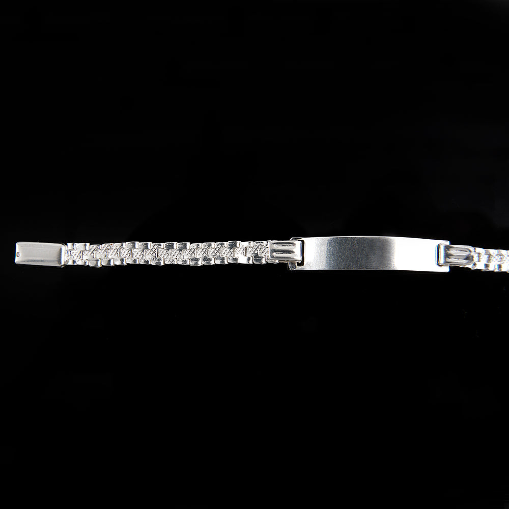 Niño | Esclava Tejido Rolex 6 mm – 14 cm - Plata Ley .925