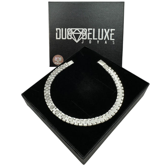 Unisex | Pulsera Tejido Rolex RP - 6 mm – Unisex – Plata Ley .925