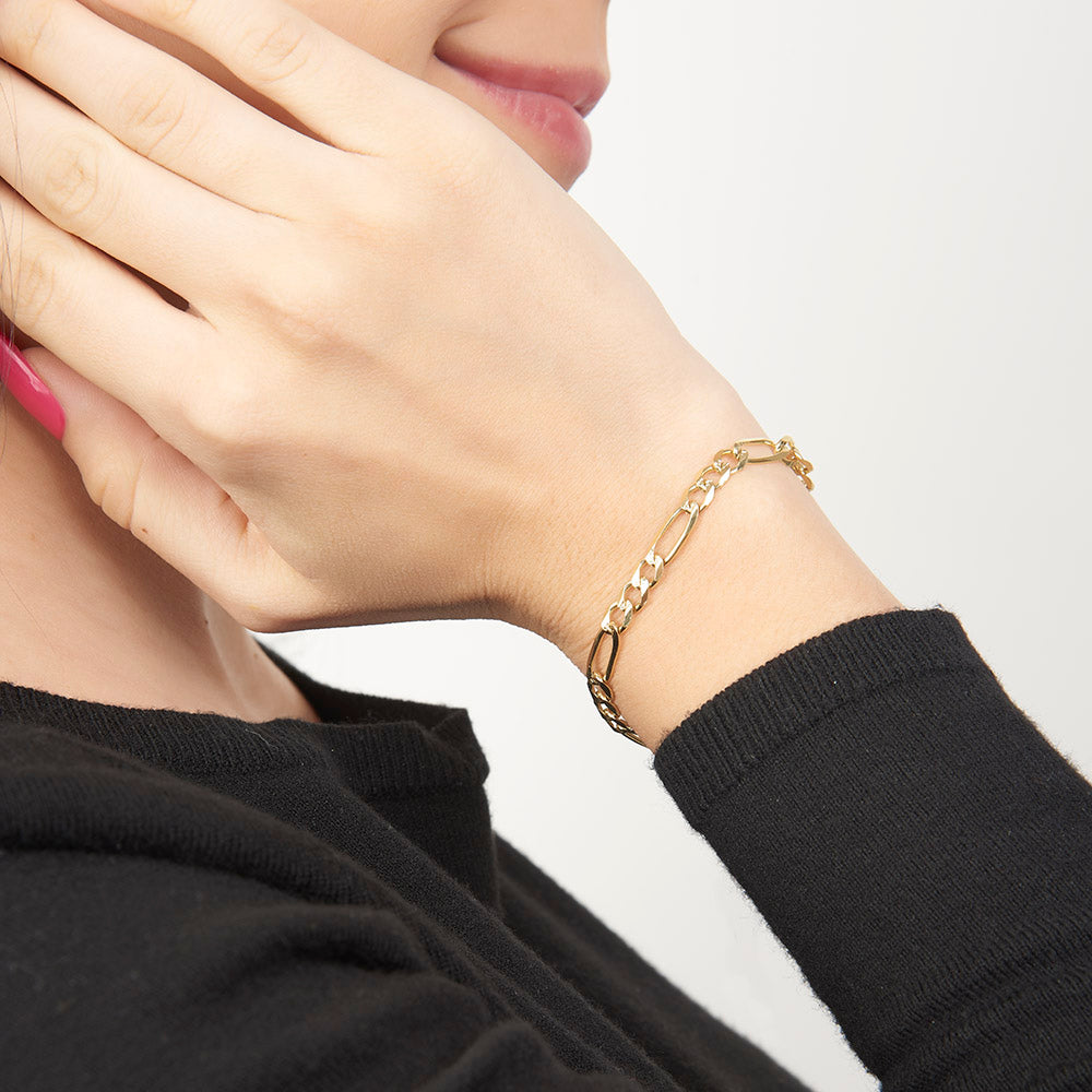 Unisex | Pulsera Tejido Cartier Diamantado 5 mm – Plata Con Baño De Oro Italiano 24k