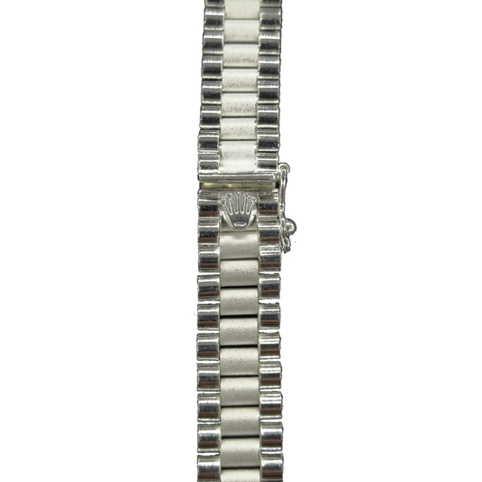 Unisex | Pulsera Tejido Rolex RCL - 11 mm – Plata Ley .925