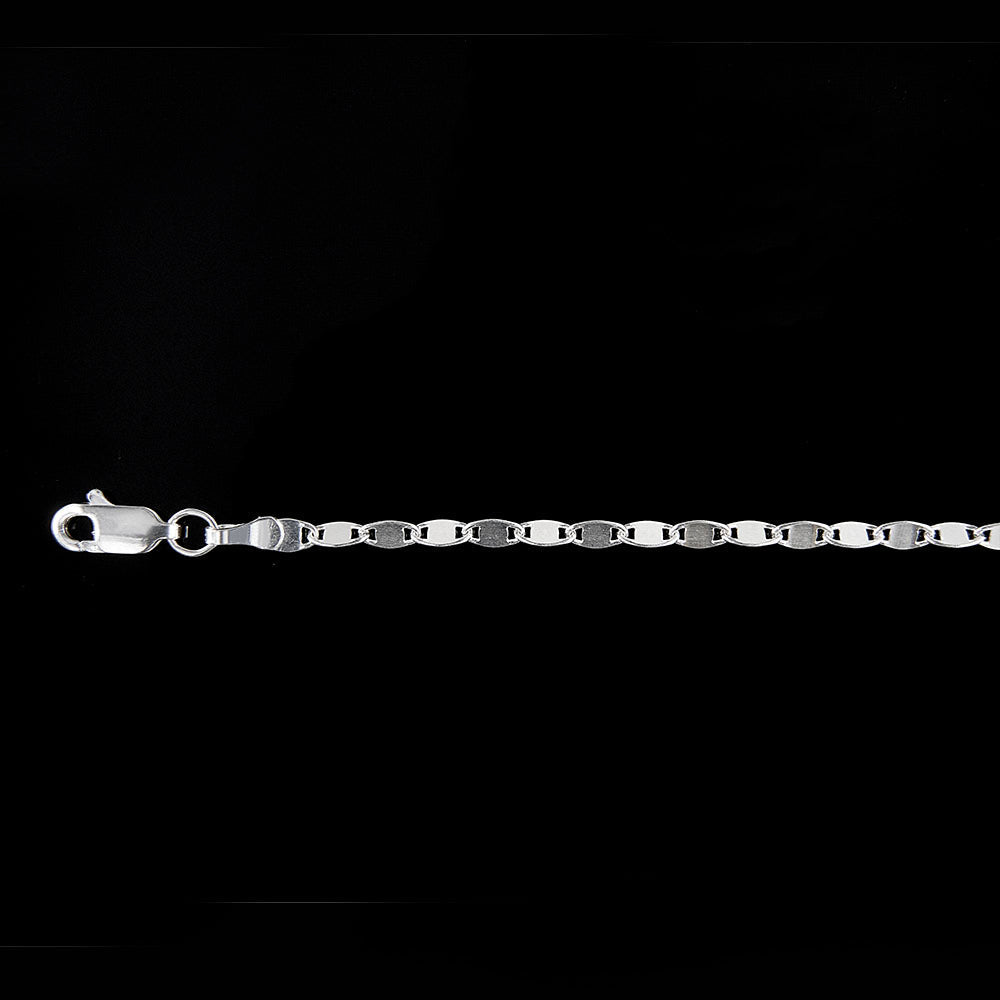 Cadena Gucci Espejo Torcida - 3 mm - 60 cm - Unisex | Plata Ley.925