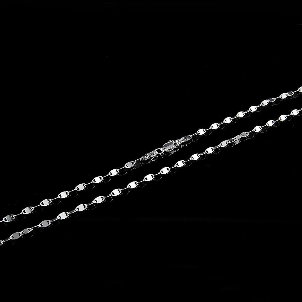 Cadena Gucci Espejo Torcida - 3 mm - 60 cm - Unisex | Plata Ley.925