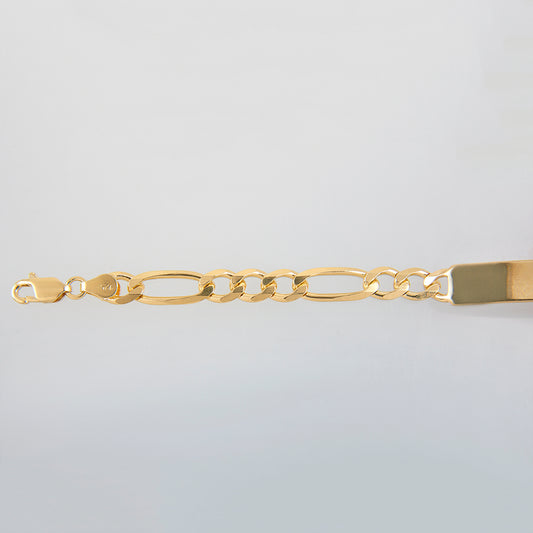 Unisex | Esclava Tejido Cartier Lisa 7 mm – Plata Con Baño De Oro 24k