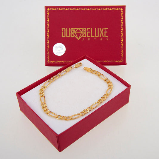 Unisex | Pulsera Tejido Cartier Liso 5 mm – Plata Con Baño De Oro Italiano 24k