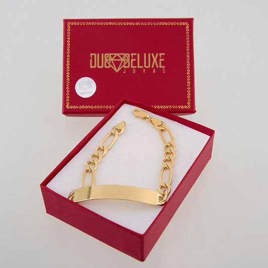 Unisex | Esclava Tejido Cartier Lisa 7 mm – Plata Con Baño De Oro 24k