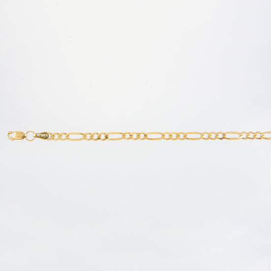 Unisex | Pulsera Tejido Cartier Liso 4 mm – Plata Con Baño De Oro Italiano 24k