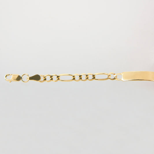 Niño | Esclava Tejido Cartier Lisa 4 mm – Plata Con Baño De Oro 24k