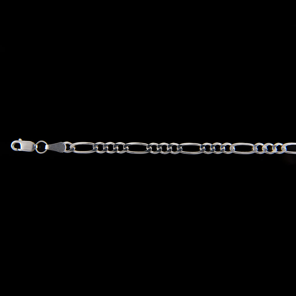Unisex | Pulsera Tejido Cartier Liso 4 mm – Plata Ley .925