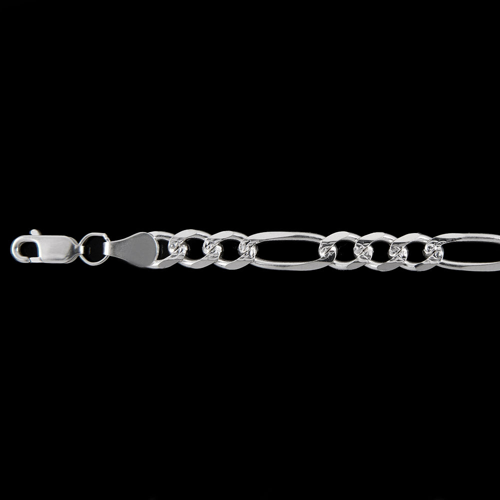 Unisex | Pulsera Tejido Cartier Diamantado 6 mm – Plata Ley .925