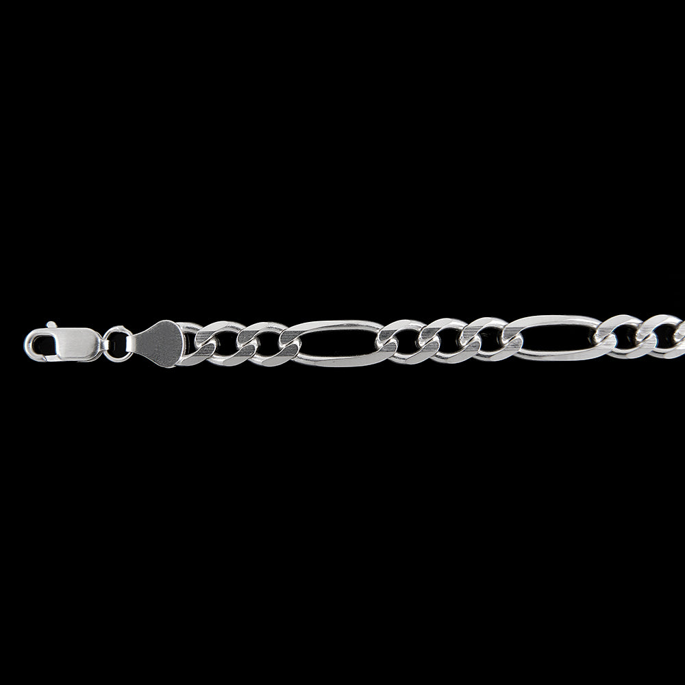 Unisex | Pulsera Tejido Cartier Liso 7 mm – Plata Ley .925