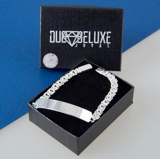 Hombre | Esclava Tejido China - 7 mm – Plata Ley .925