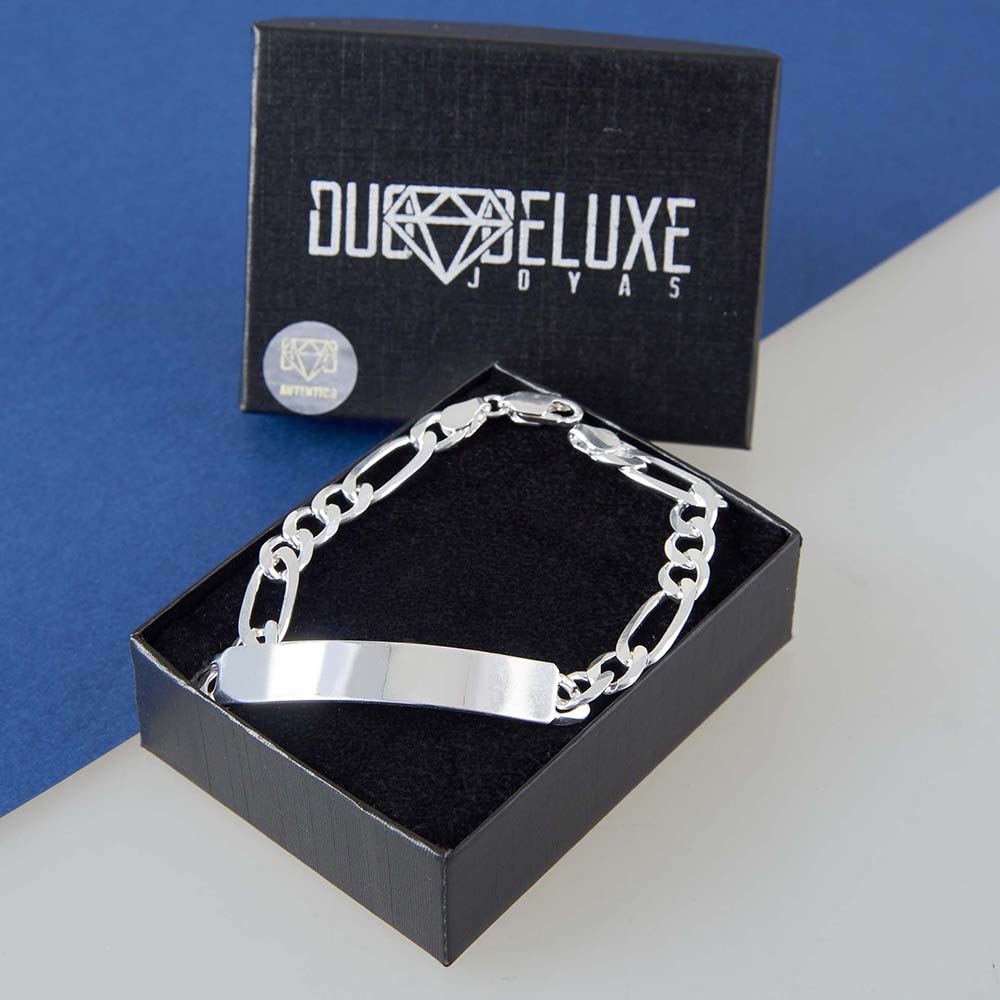 Hombre | Esclava Tejido Cartier Liso 7 mm – Plata Ley .925