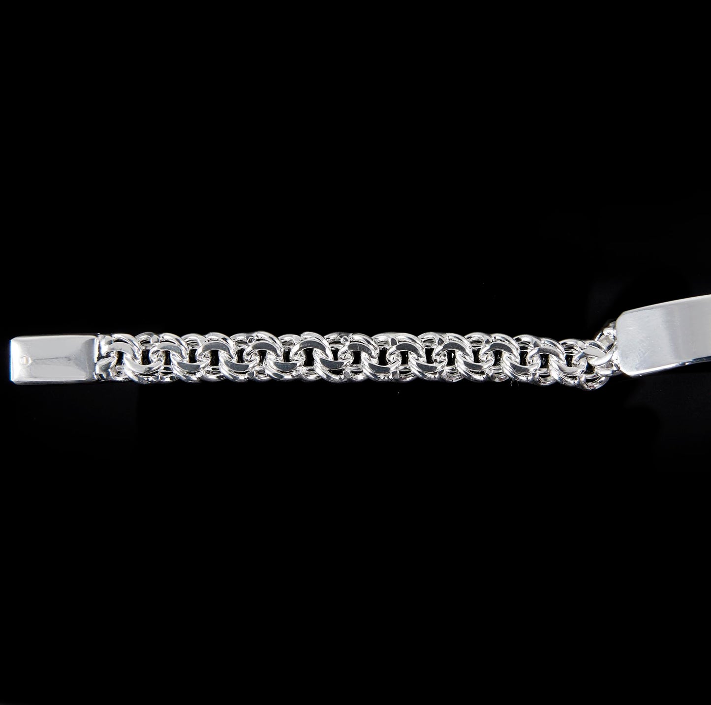 Hombre | Esclava Tejido China - 7 mm – Plata Ley .925