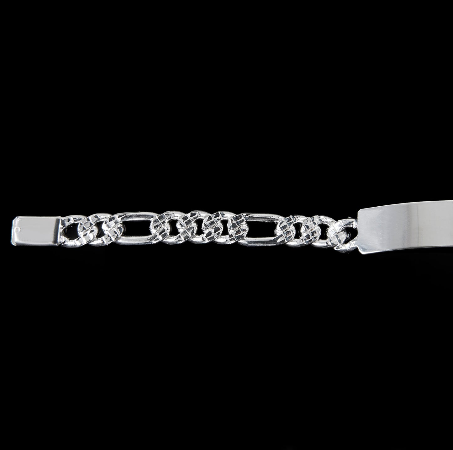 Hombre | Esclava Tejido Cartier HM Diamantada 8 mm – Plata Ley .925