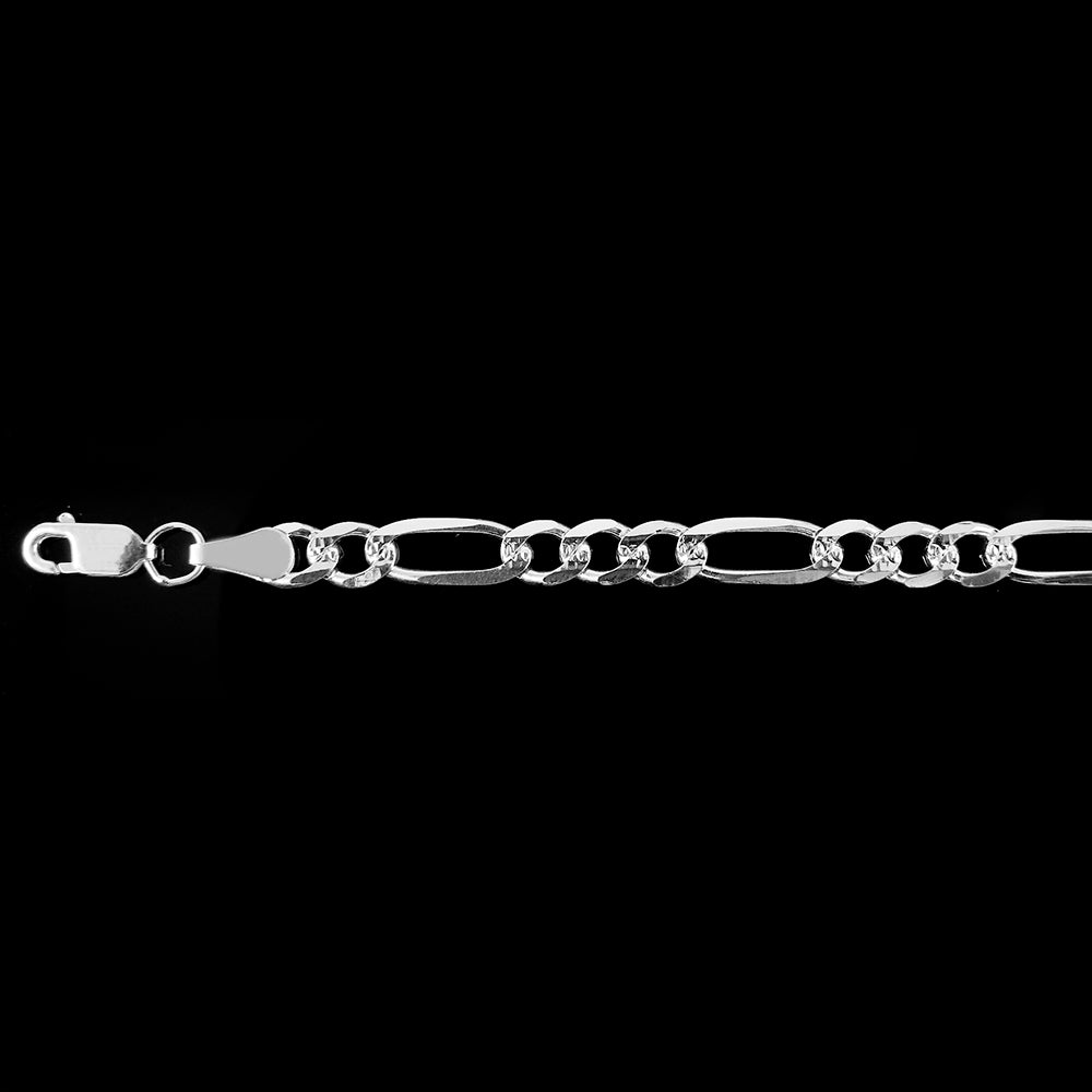 Unisex | Pulsera Tejido Cartier Diamantado 5 mm – Plata Ley .925