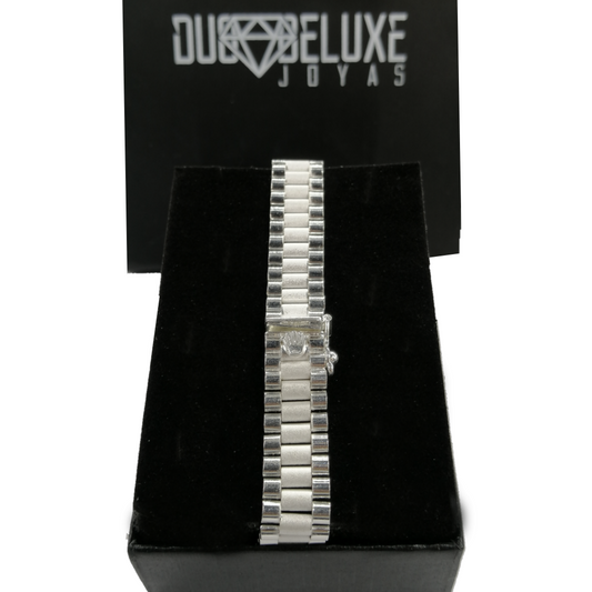 Unisex | Pulsera Tejido Rolex RCL - 11 mm – Plata Ley .925