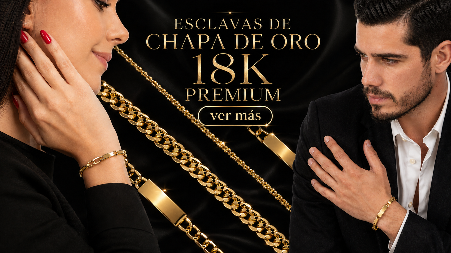 Esclavas Y Pulseras De Oro Laminado 18k