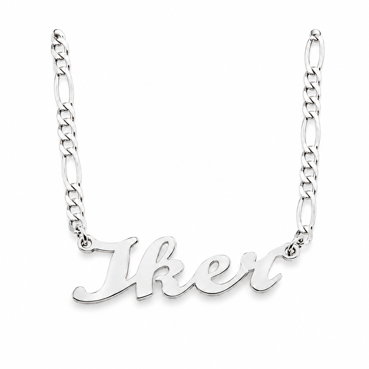 Unisex | Collares Con Dije De Nombre Personalizado Para Caballero Y Dama, De Plata Ley .925, DUO DELUXE JOYAS