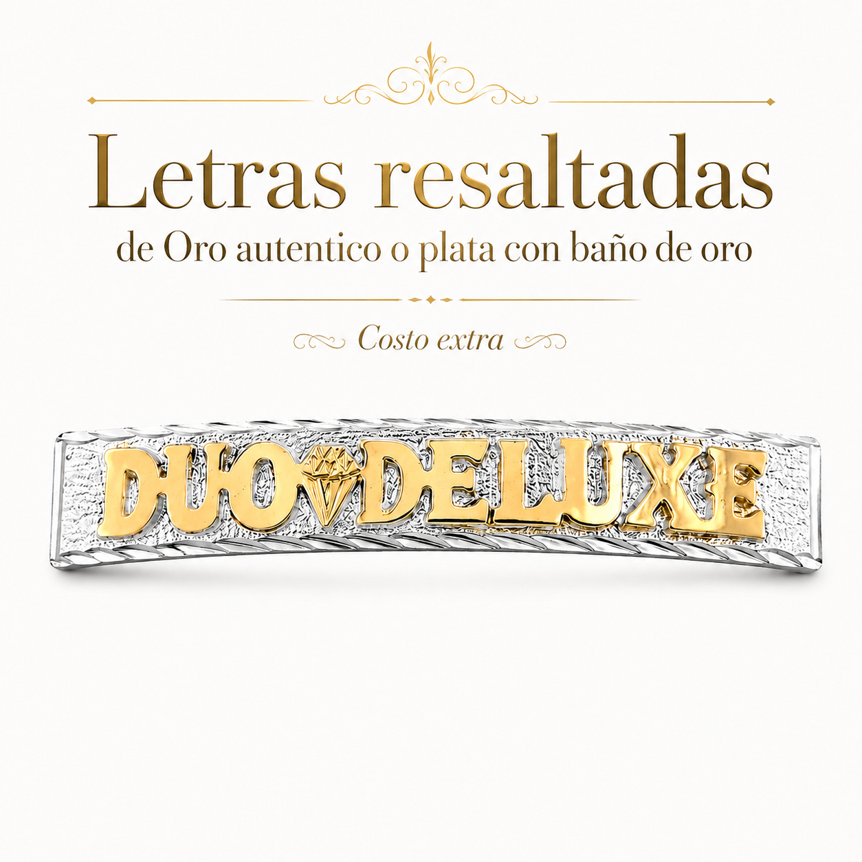 Niño | Pulsera Esclava Tejido Barbada Cubana Lisa 4 mm, Para Niño, De Plata Autentica Ley .925, Con Grabado, DUO DELUXE JOYAS
