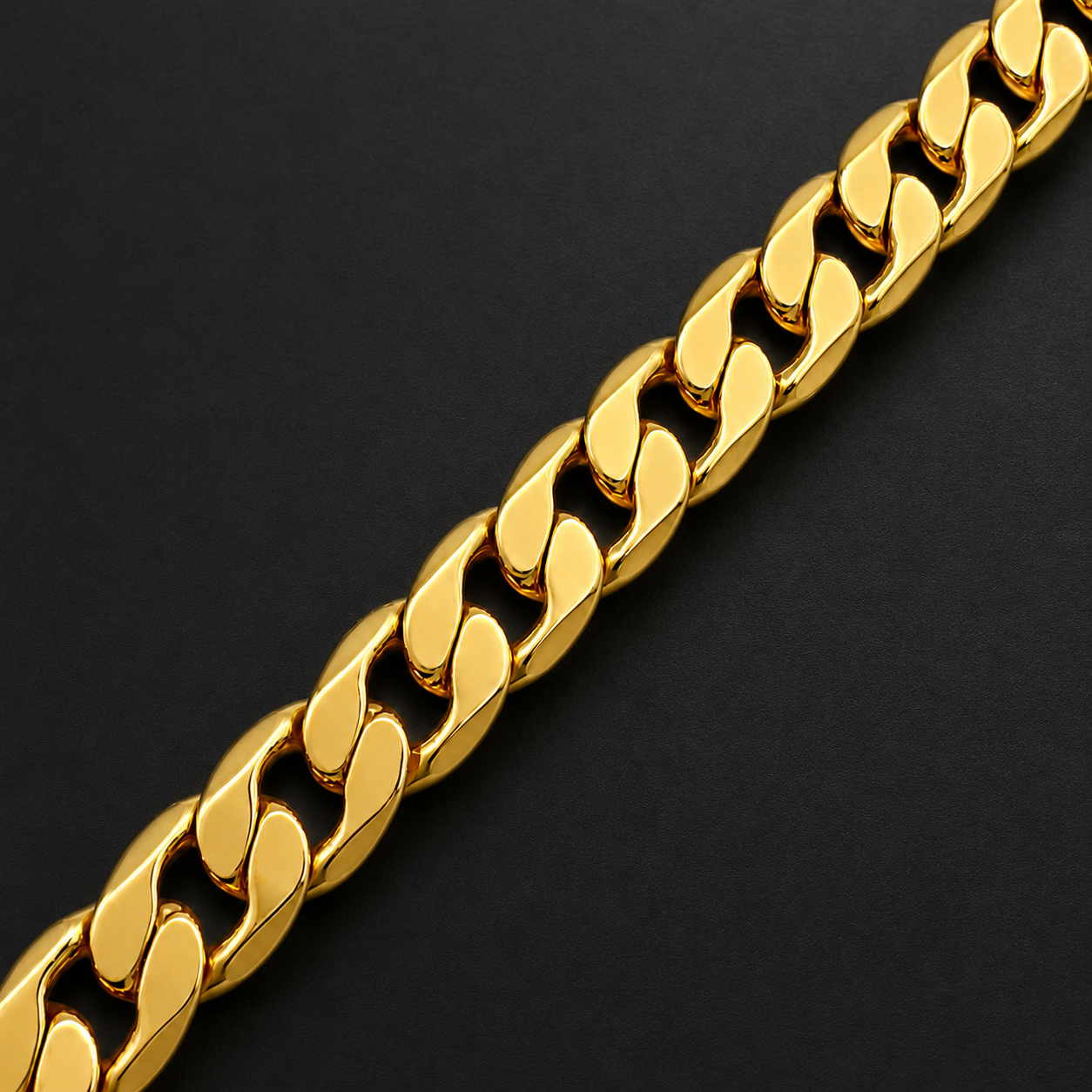 Mujer | Esclava Tejido Barbada Cubana Lisa 4 mm, Pulsera Para Dama De Chapa de Oro 18k Premium, Con Grabado, DUO DELUXE JOYAS