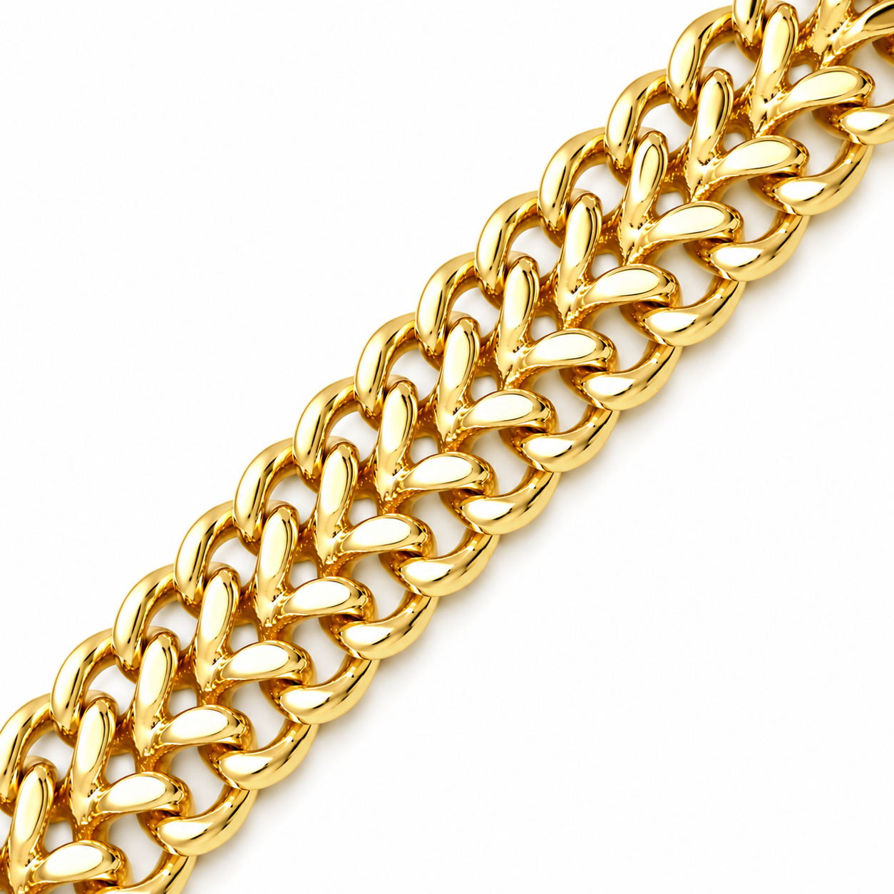 Hombre | Esclava Tejido Cubana Petatillo 7 mm, Pulsera Para Hombre De Chapa de Oro 18k Premium, Con Grabado, DUO DELUXE JOYAS (Copia) (Copia) (Copia) (Copia)