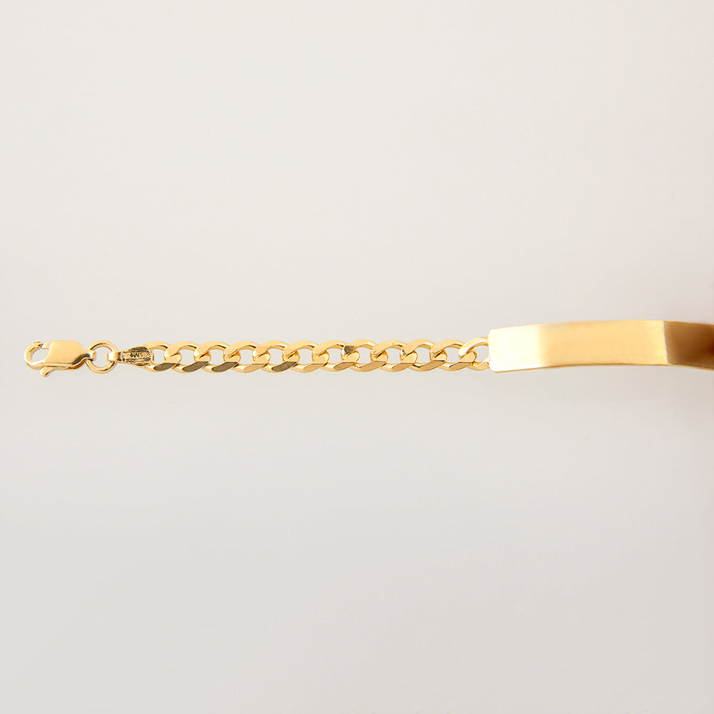 Parejas | Duo De Esclavas Tejido Barbada Cubana Para Parejas, De Plata Autentica Ley .925 Con Baño De Oro Italiano 24k, Con Grabado, DUO DELUXE JOYAS