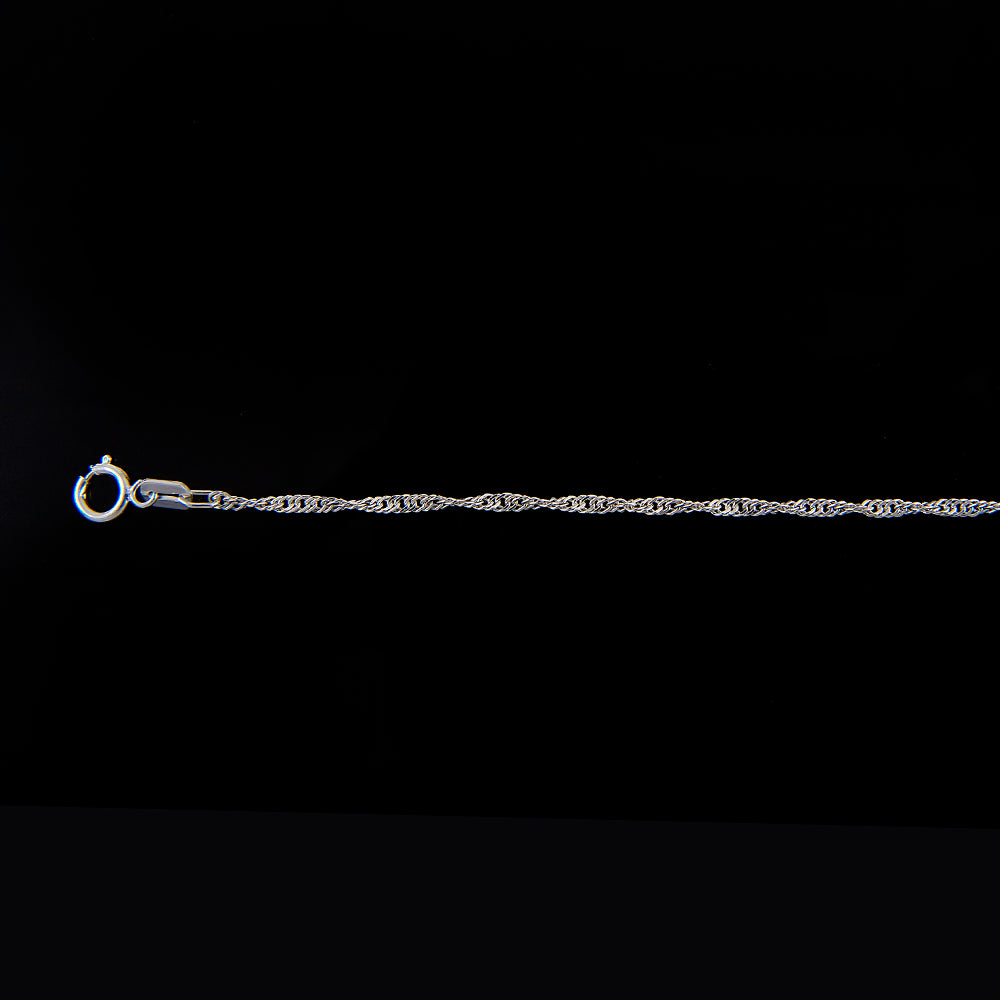 Mujer | Pulso Pulsera Tejido Singapur 2 mm, Esclava Para Mujer De Plata Autentica Ley .925, DUO DELUXE JOYAS