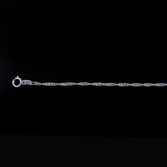 Mujer | Pulso Pulsera Tejido Singapur 2 mm, Esclava Para Mujer De Plata Autentica Ley .925, DUO DELUXE JOYAS