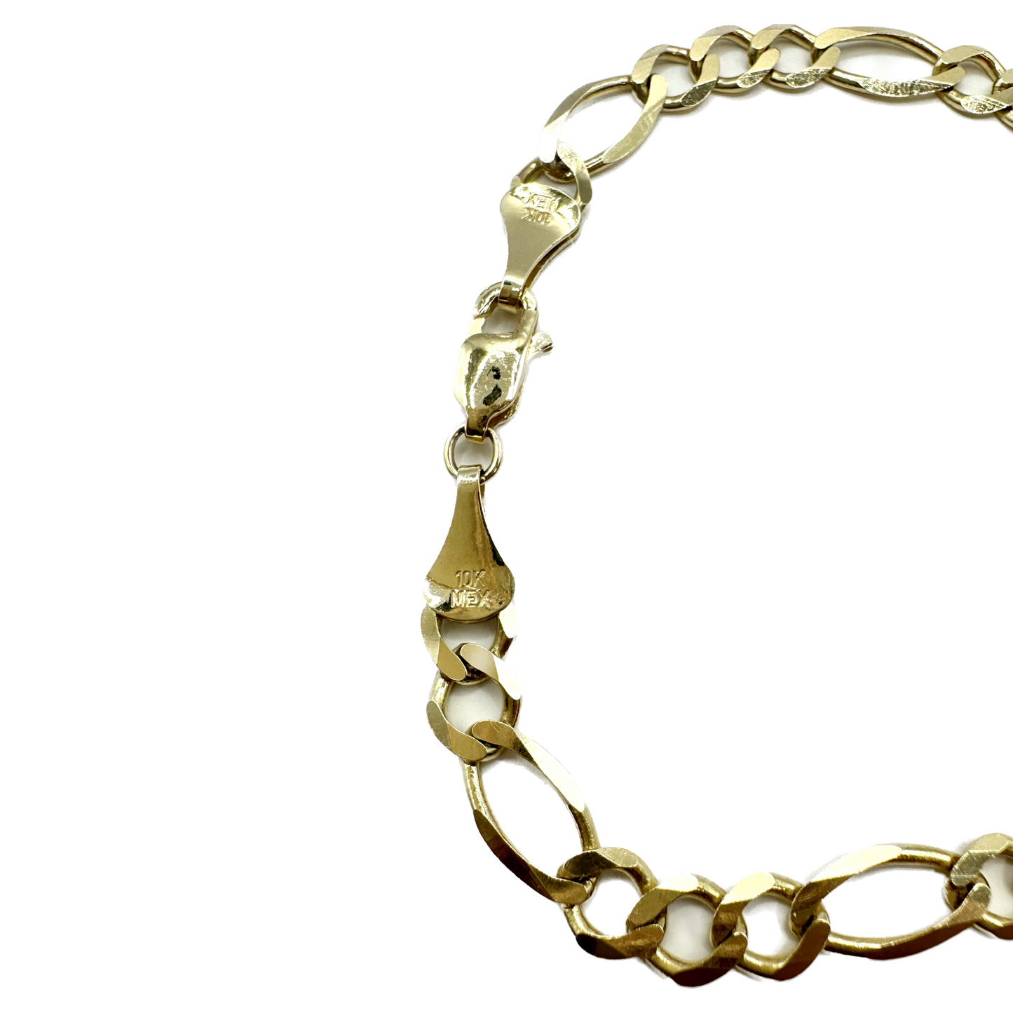 Unisex I Pulsera Tejido Cartier Abierto Liso 3 - 6 mm – Unisex – Oro Autentico 10k