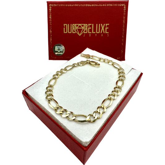 Unisex I Pulsera Tejido Cartier Abierto Liso 3 - 6 mm – Unisex – Oro Autentico 10k