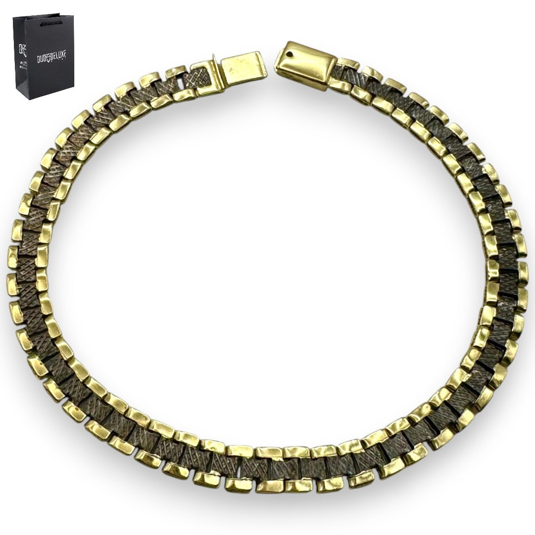 Pulsera Esclava Tejido Rolex Elegante 6 mm, Plata Ley .925, Para Hombre y Mujer | DUO DELUXE JOYAS