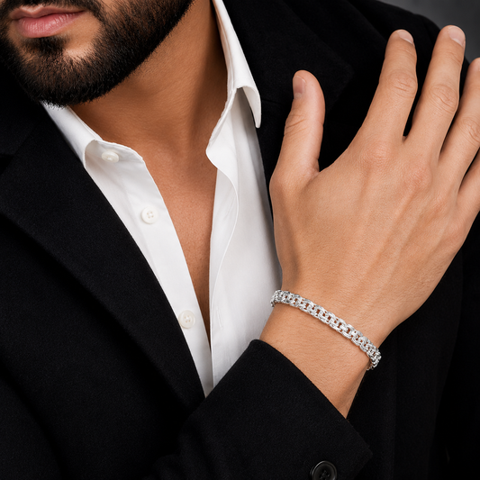 Unisex | Pulso Pulsera Tejido Chino 7 mm, Esclava Para Hombre Y Mujer De Plata Autentica Ley .925, DUO DELUXE JOYAS
