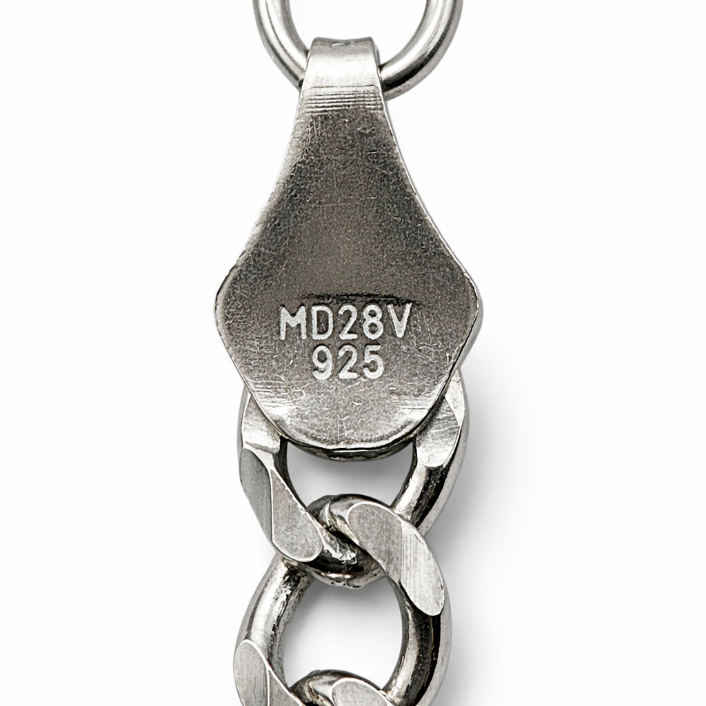 Unisex | Pulso Pulsera Tejido Figaro 3:1 Lisa 4 mm, Esclava Para Hombre Y Mujer De Plata Autentica Ley .925, DUO DELUXE JOYAS