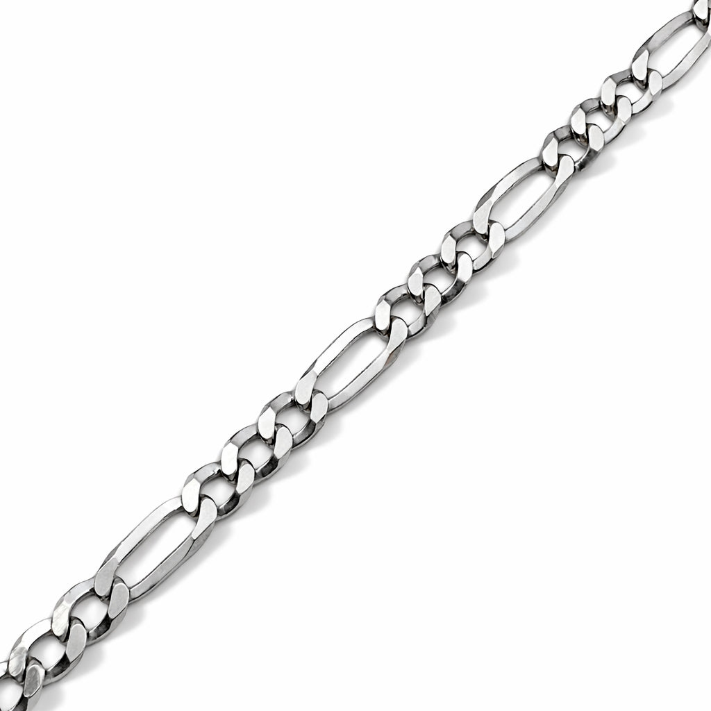 Unisex | Pulso Pulsera Tejido Cartier Figaro 3:1 Lisa 5 mm, Esclava Para Hombre Y Mujer De Plata Autentica Ley .925, DUO DELUXE JOYAS