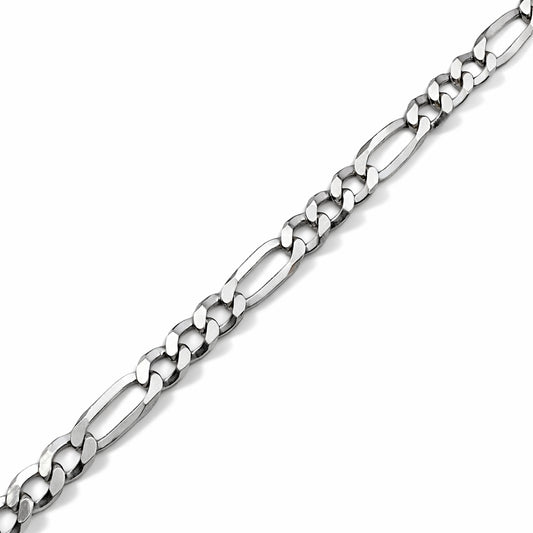 Unisex | Pulso Pulsera Tejido Cartier Figaro 3:1 Lisa 5 mm, Esclava Para Hombre Y Mujer De Plata Autentica Ley .925, DUO DELUXE JOYAS