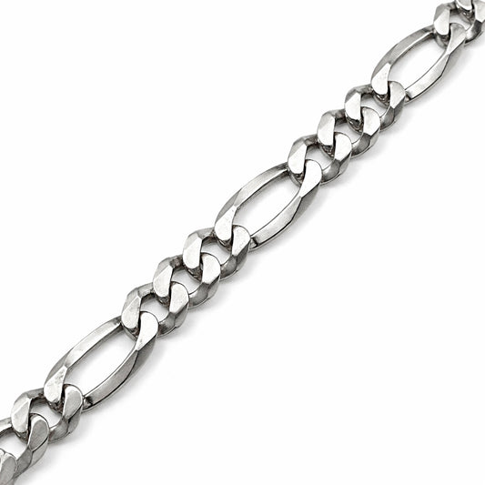 Unisex | Pulso Pulsera Tejido Cartier Figaro 3:1 Lisa 7 mm, Esclava Para Hombre Y Mujer De Plata Autentica Ley .925, DUO DELUXE JOYAS
