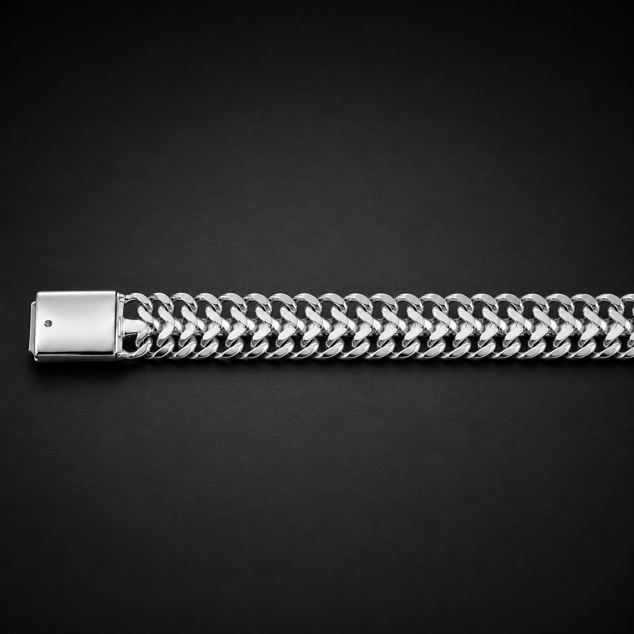 Unisex | Pulso Pulsera Tejido Cubana Petatillo 10 mm, Esclava Para Hombre Y Mujer De Plata Autentica Ley .925, DUO DELUXE JOYAS