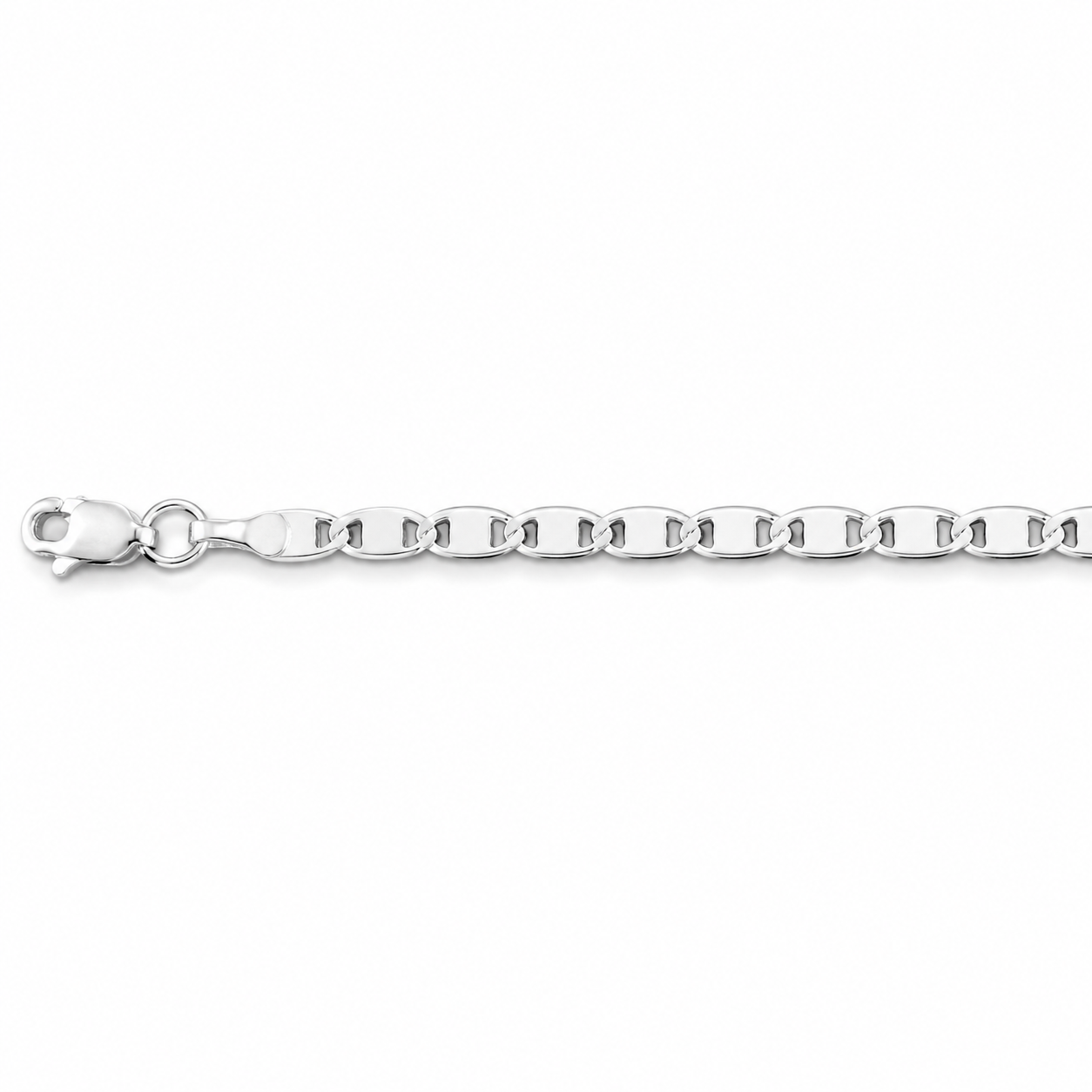 Mujer | Pulso Pulsera Tejido Espejo Lisa 3 mm, Esclava Para Mujer De Plata Autentica Ley .925, DUO DELUXE JOYAS