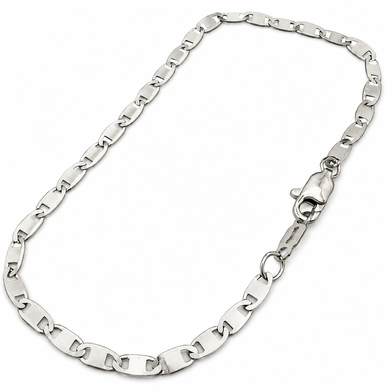 Mujer | Pulso Pulsera Tejido Espejo Lisa 3 mm, Esclava Para Mujer De Plata Autentica Ley .925, DUO DELUXE JOYAS