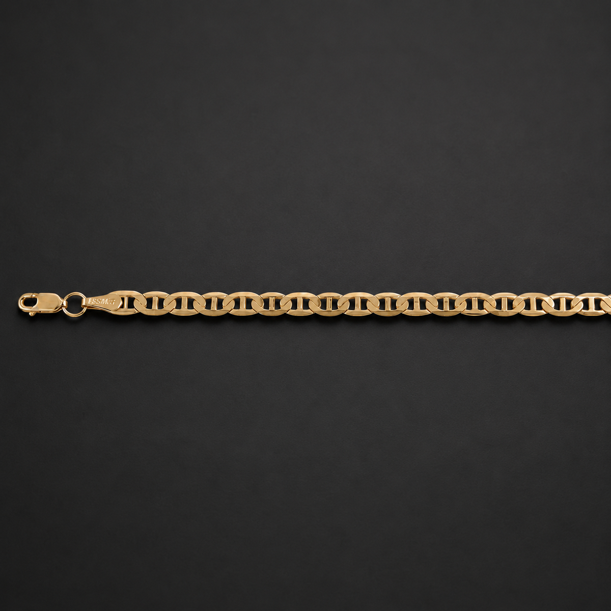 Unisex | Pulso Pulsera Tejido Imperial Elegante 5 mm, Esclava Para Hombre Y Mujer De Plata Autentica Ley .925 Con Baño De Oro Italiano 24k, DUO DELUXE JOYAS