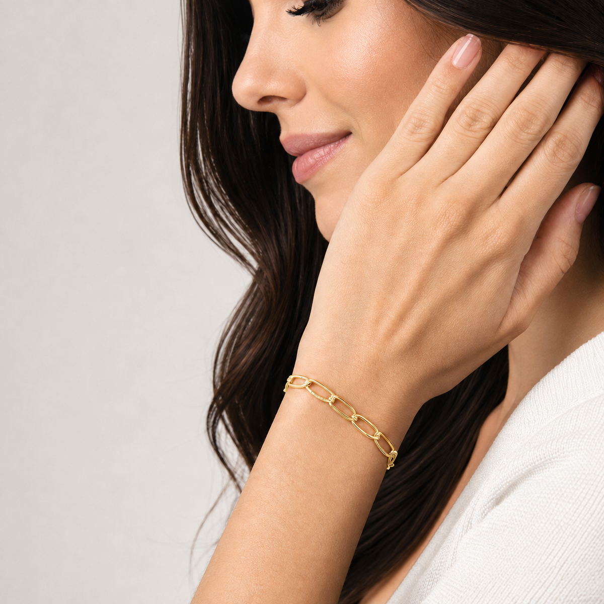 Unisex | Pulso Pulsera Tejido Semilla 4 mm, Esclava Para Hombre Y Mujer De Plata Autentica Ley .925 Con Baño De Oro Italiano 24k, DUO DELUXE JOYAS
