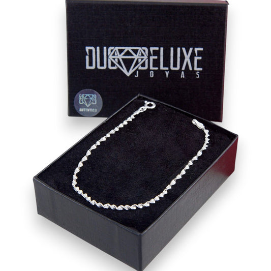 Mujer | Pulso Pulsera Tejido Super Singapur 2 mm, Esclava Para Mujer De Plata Autentica Ley .925, DUO DELUXE JOYAS