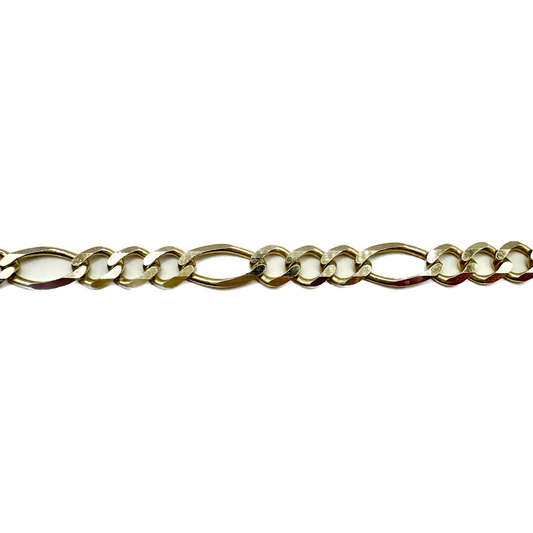 Unisex I Pulsera Tejido Cartier Abierto Liso 3 - 6 mm – Unisex – Oro Autentico 10k