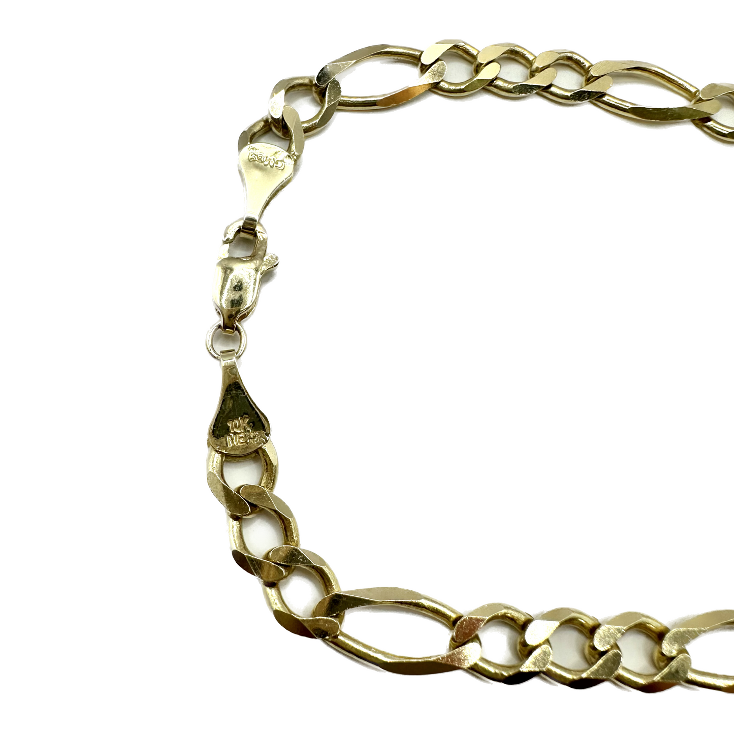 Unisex I Pulsera Tejido Cartier Abierto Liso 4 - 7 mm – Unisex – Oro Autentico 10k