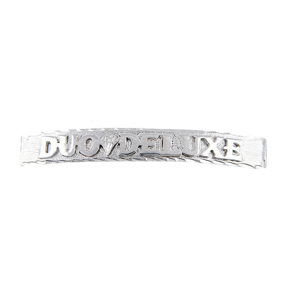 Hombre | Esclava Tejido Cartier HM Diamantada 8 mm – Plata Ley .925