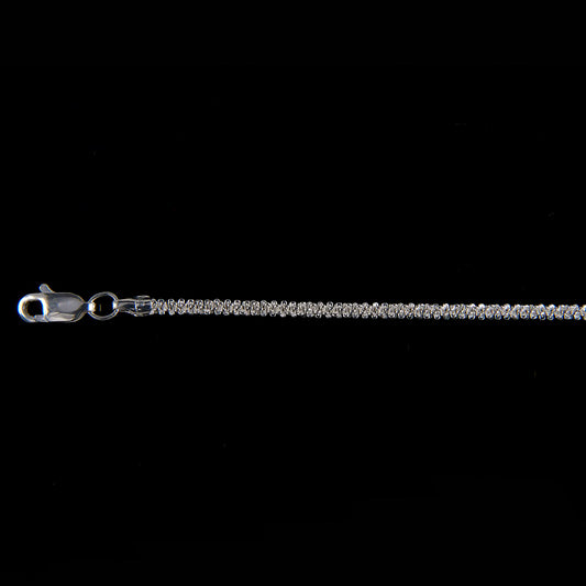 Cadena Espuma - 2 mm - 40 cm - Unisex | Plata Ley.925