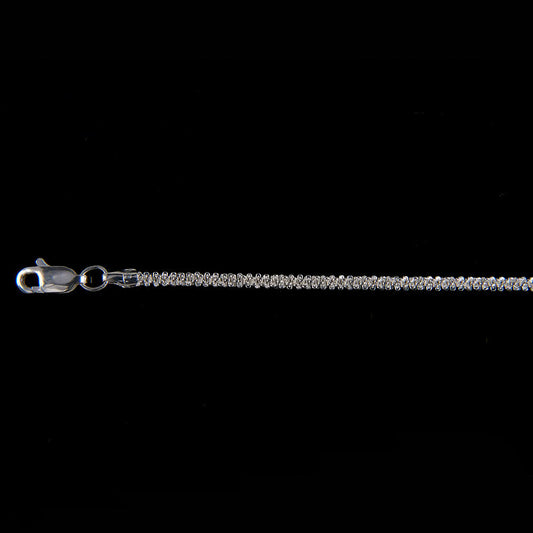 Cadena Espuma - 2 mm - 60 cm - Unisex | Plata Ley.925