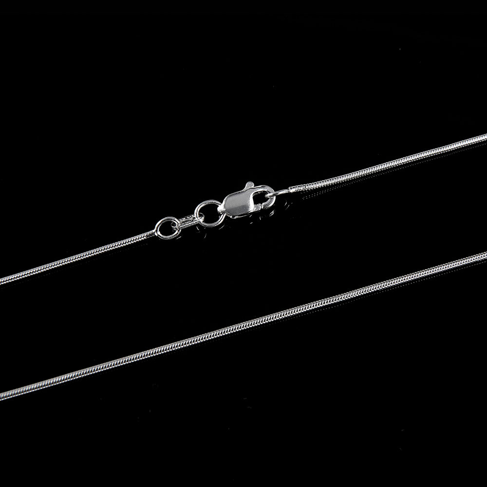 Cadena Cola De Rata - 1 mm - 60 cm - Unisex | Plata Ley.925