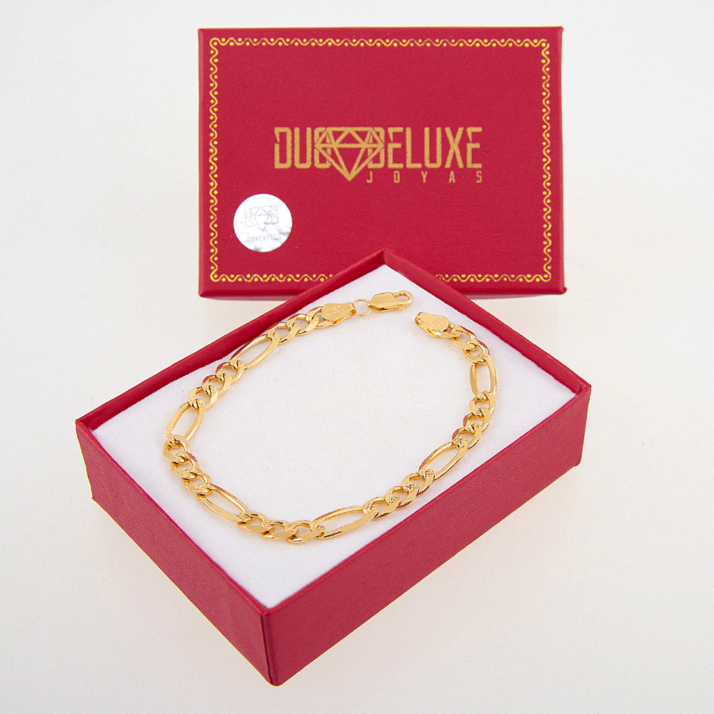 Unisex | Pulsera Tejido Cartier Diamantado 3 - 6 mm – Plata Con Baño De Oro Italiano 24k